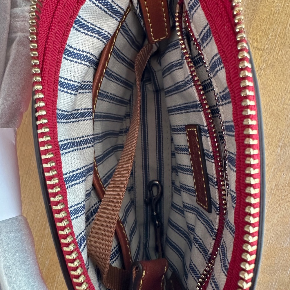 Dooney & Bourke Wayfarer Domed Crossbody - Red - Picture 4 of 4
